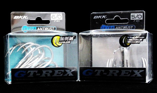 BKK GT-REX Treble Hooks 6071-7X-HG Barb & Barbless